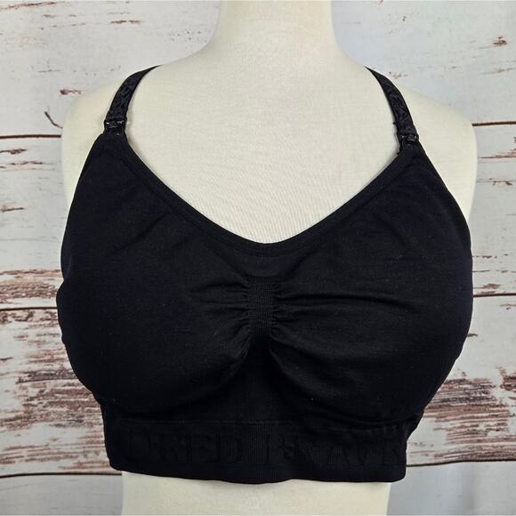 Kindred Bravely Simply Sublime Lace Racerback Nursing Bra Black Size XXL - Picture 1 of 5